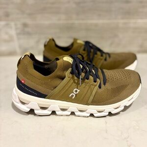 On Cloud Running Cloudswift Men's Shoes - Tan and Black